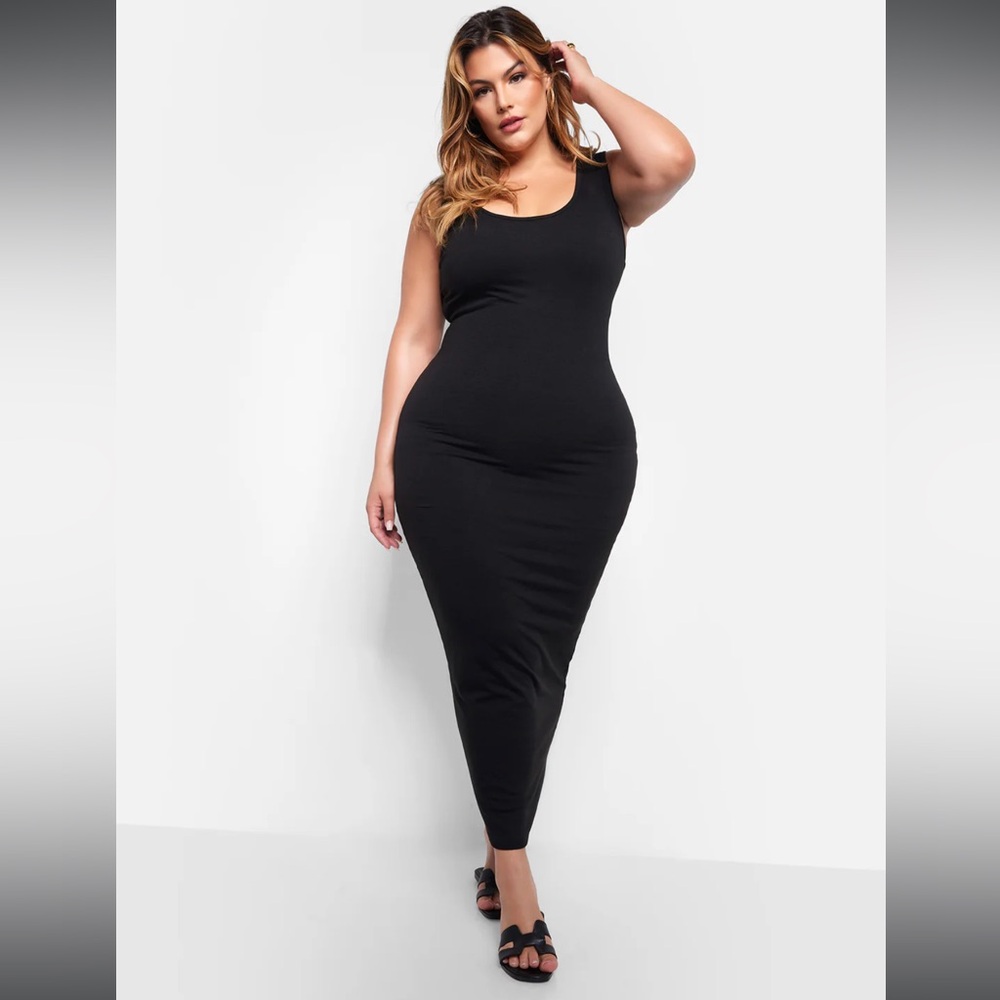 Rebdolls Black Bodycon Tank Maxi Dress